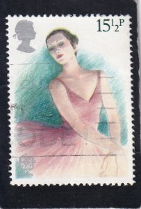 Great Britain,  #  987     used