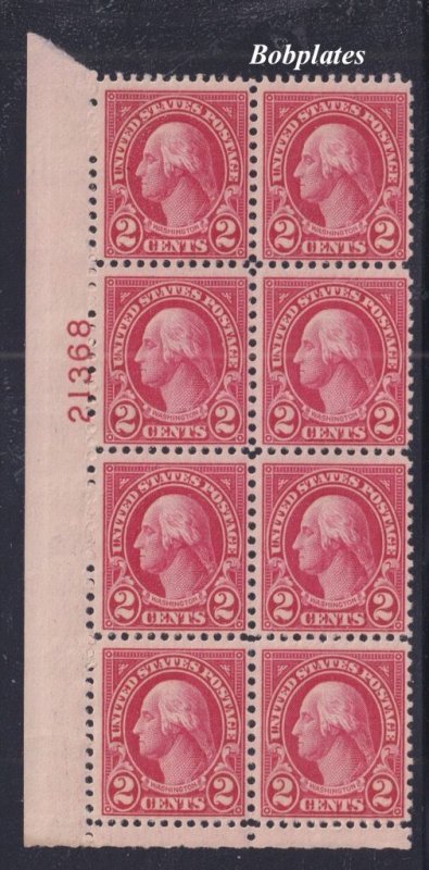 BOBPLATES US #634 Washington Lower Left Plate Block of 8 21368 F-VF NH