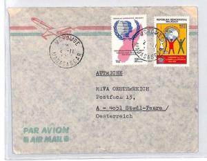 Madagascar *Morombe* Airmail Cover MISSIONARY VEHICLES PTS 1985 CA21