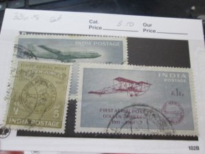 India #336-8 used  2026 SCV = $3.10