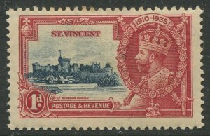 STAMP STATION PERTH St Vincent #134 Silver Jubilee Issue  MH 1935