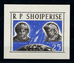 [97158] Albania 1963 Space Travel Weltraum Vostok Astronauts Sheet MNH