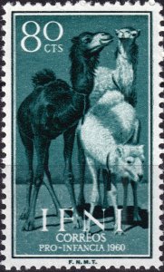 IFNI - 1960 Mi.191 80c Dromedaries - Pro-Infancia - MNH**