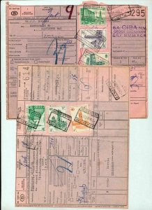 Belgium 1960s Railway Parcel Revenue Documents x 27 (ZZ1522