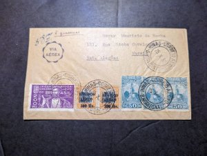 1932 Brazil Airmail Cover Minas to Maceio Alagoas