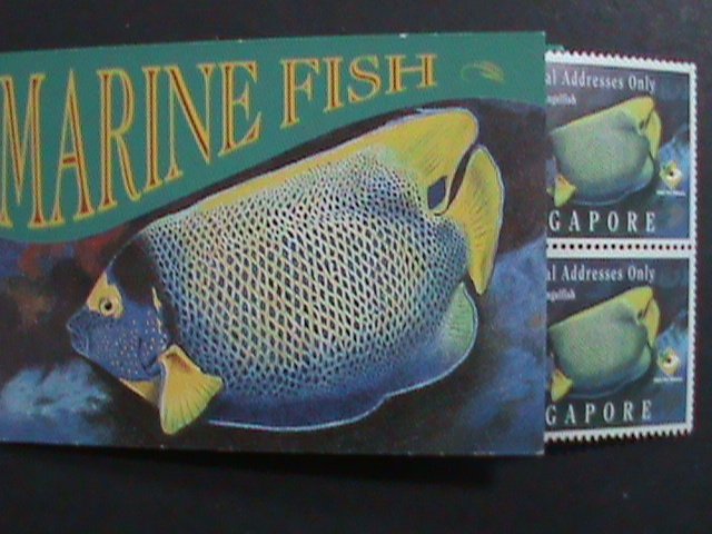 SINGAPORE -1995 SE#733-MARINE LIFE-TROPICAL FISH -BOOKLET-MNH-VERY FINE