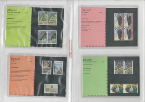 Netherlands Davo PTT Album, Mint NH Stamps & Sets, 18 Hingless Pages, 1986-90