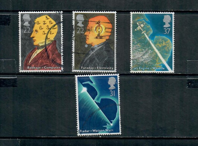 G.B 1991 COMMEMORATIVE SET, SCIENTIFIC ACHIEVEMENTS ISSUE h 251120  E , USED