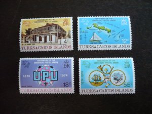 Stamps - Turks & Caicos - Scott# 293-296 - Mint Never Hinged  Set of 4 Stamps