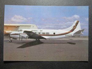 10082 Aviation Postcard Seagull Air Airlines DH 114 Riley Heron N415SA-