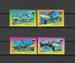 TOKELAU 2002 WWF SG 336/9 MNH