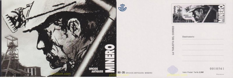 617991 MNH ESPAÑA 2019 OFICIOS ANTIGUOS. MINEROS