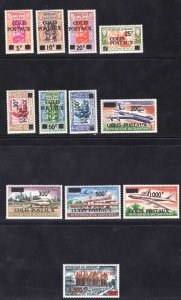 MOMEN: FRENCH COLONIES DAHOMEY YV #1/12 PARCEL POST MINT OG NH LOT #65993