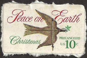 # 1552 USED CHRISTMAS DOVE AND WEATHER VANE SELF STICK