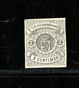 Luxembourg #5 (LU364) Coat of Arms 1860, M, H, F-VF, CV$95.00