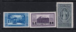 Italy SC# 236 - 238 Mint Hinged / Few Hinge Rems - S18816