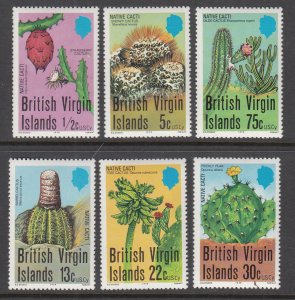 British Virgin Islands 350-355 Cactus Flowers MNH VF