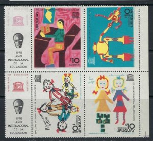 Uruguay 789a MNH 1970 Childrens Drawings (ak2364)