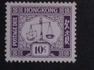 ​HONG KONG-1938 -SC# J10- 84 YEARS OLD-POSTAGE DUE STAMPS MNH VERY FINE