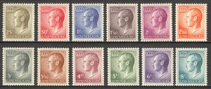 Luxembourg Scott 418-29 MNHOG - 1965-71 Grand Duke Jean Issue - SCV $4.50