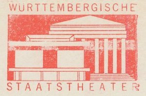 Meter cut Germany 1966 State Theatre - Wurttemberg