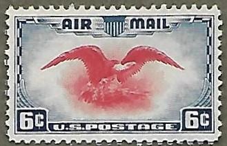 United States #C23 6c Red Eagle MNG (1938)