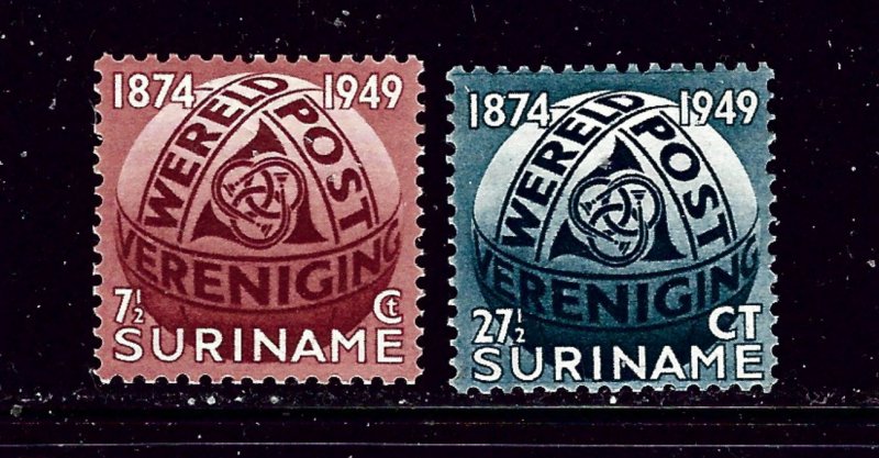 Surinam 238-39 MNH 1949 UPU 75th Anniversary   #2