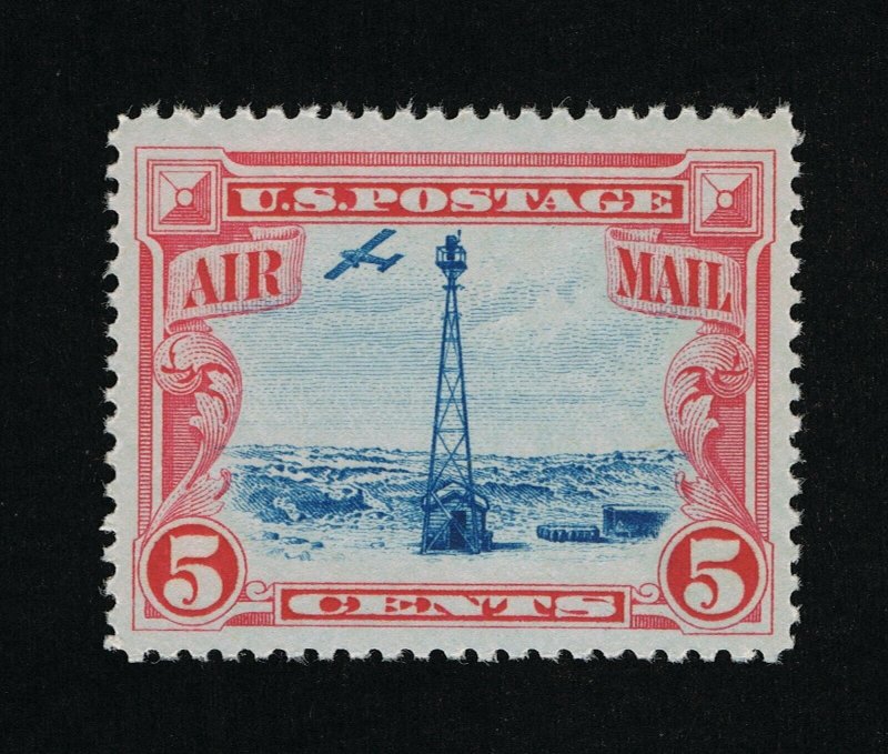 EXCEPTIONAL GENUINE SCOTT #C11 MINT OG NH 1928 AIR MAIL PSE CERT GRADED VF-XF 85