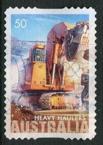 HEAVY HAULERS 2008 - 50c FACE SHOVEL USED SELF-ADHESIVE