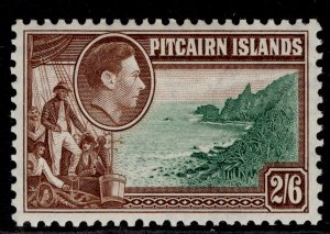 PITCAIRN ISLANDS GVI SG8, 2s 6d green & brown, M MINT. Cat £17.