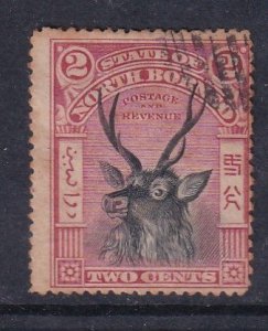 North Borneo 1897 Sc 80 Samble 2c cto