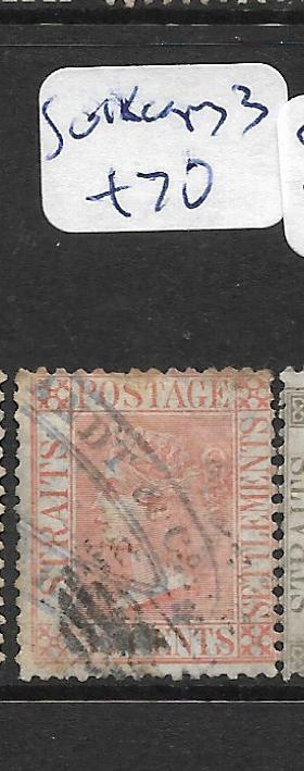 MALAYA STRAITS SETTLEMENTS (P0802B) QV 32C  SG 18  VFU  COPY 3 