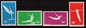 Niger Sc C137-40 MNH SET of 1970- Sport - World Championships