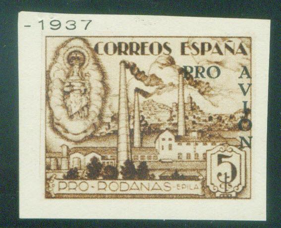 SPAIN Civil War Republic 1937 EPILA Label Sofmia 10