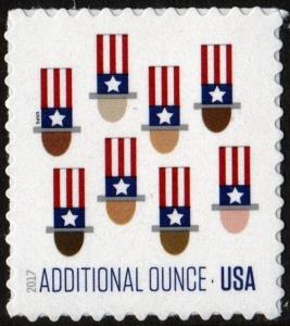SC#5174 (21¢) Uncle Sam's Hat Single (2017) SA