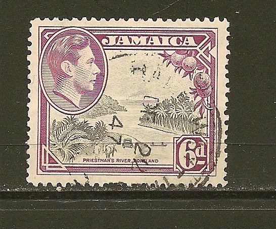 Jamaica 123 King George VI  Used