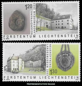 Liechtenstein Scott 1266-1267 Mint never hinged.