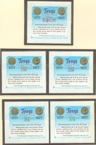 Tonga #C219-C223  Single (Complete Set)