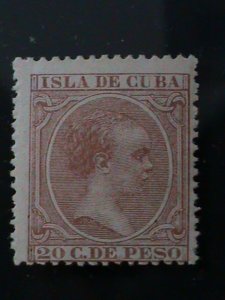 ​CUBA 1890 SC#152 KING ALFONSO XIII-MH-VF-134 YEARS OLD WE SHIP TO WORLDWIDE