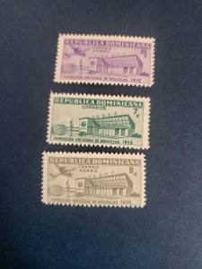 Stamps Dominica Republic Scott #507, C109-10 never hinged