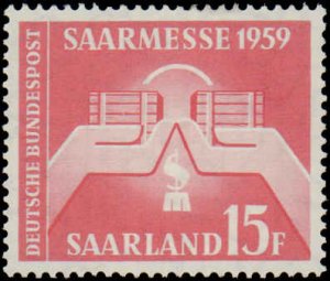 Saar #321, Complete Set, 1959, Never Hinged
