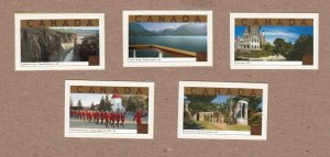 TOURIST ATTRACTIONS = RCMP POLICE CASA LOMA GATINEAU Canada 2003 1989a-e MNH
