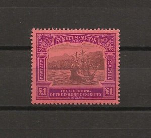 ST KITTS & NEVIS 1923 SG 60 MNH Cat £800