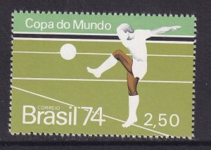 Brazil   #1351  MNH   1974 stamp from sheet world cup soccer championship Munich