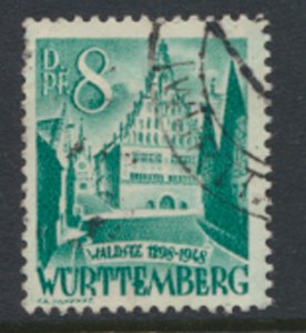 German States Wurttemberg   SC 8N16 1948  see scans & details