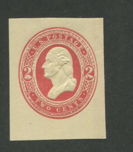 1883 United States Stamped Envelope Stationary #U244 Mint F/VF Cut Square