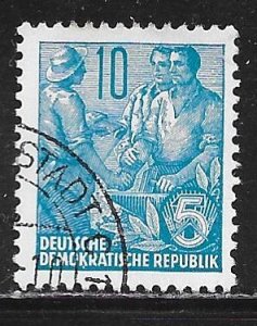 Germany DDR 227: 10pf Worker, peasant, intellectual, CTO, F-VF