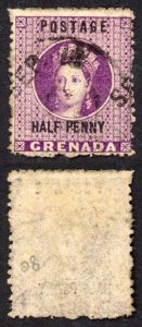 Grenada SG21 1/2d Deep Mauve fine used