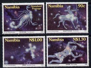 NAMIBIA - 1996 - Stars in Namibian Sky - Perf 4v Set - Mint Light Hinged