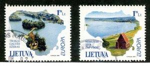 Lithuania, Scott #691-92, Used